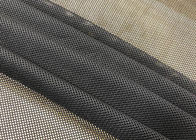 60GSM 100% Polyester Mesh Fabric Knitted For Sports Wear Lining Black
