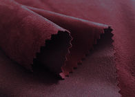 130GSM Microsuede Upholstery Fabric / Brushed Suede Fabric For Clothing Brown