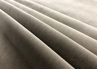 280GSM Soft Velvet Micro Polyester Fabric Warp Knitting Khaki 160cm Width