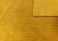 235GSM 100% Polyester Corduroy Fabric / Sofa Ginger Knit Corduroy Fabric