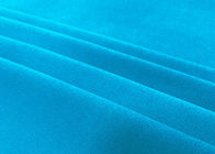 290GSM Stretchy 87% Nylon Warp Knitted Fabric Elastic Plain Turquoise Blue