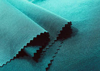 Flexible 84% Nylon Spandex Fabric For Swimwear Peacock Green Color 210GSM