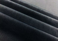 160cm Elastic Underwear Lining Fabric Black 200GSM 85% Polyester Knitting