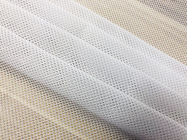 80GSM Knitted Mesh Fabric For Sports Wear Lining White 100% Polyester