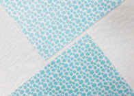 210GSM 100% Polyester Velvet Fabric Fleece Material Blue Leopard Print