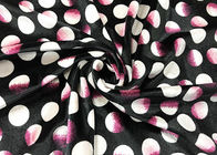 220GSM 94 Polyester 6 Spandex Warp Printed Knit Fabric Velboa For Lady'S Dress Petal Rain