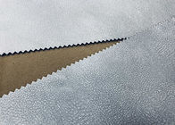 Bronzing Sofa Cushion Material / Light Grey Sofa Polyester Fabric 150cm