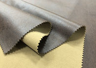 400GSM Sofa Cushion Material / Sepia Brown Polyester Fabric 150cm Width