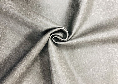 Leather Effect  100% Polyester Felt Fabric Grey For Upholstery Projects Pillows