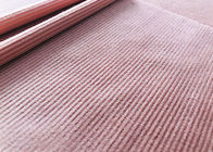 94% Poly Baby Pink Corduroy Material Pants Accessories Making 200GSM Stretchy