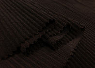 Printed Corduroy Fabric Fashionable for Clothing Pillows Dark Brown 235GSM