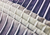 290GSM 93% Printed Polyester Fabric Pleat Velboa For Lady'S Skirt Gradient Lilac