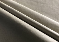 140GSM Microsuede Upholstery Fabric / Coated Polyester Fabric For Wallcloth Ivory