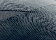 240GSM Micro Velvet Fabric 100 Percent Polyester Super Soft Waffle Checks Black