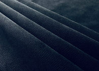 Burnt out Super Soft Velvet Corduroy Fabric Black Color 240GSM 100% Polyester