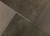 240GSM Microfiber Velvet Fabric 100% Polyester Burnt Out Wavy Grain Olive Brown