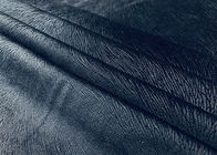 210gsm Luxury Velvet Fabric / Velvet Cloth Material Peacock Grain Color