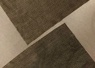 210GSM Micro Velvet Fabric For Men'S Suit Garment Brown Herringbone Patterned
