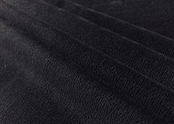 Grain Reddish Black Stretch Velvet Fabric 210GSM Burnt Out Soft Felt