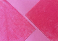 260GSM 92% Polyester Microfiber Elastic Velvet Fabric for Toys Home Textile Neon Pink