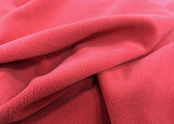 420GSM Micro Velvet Fabric / Toys Anti Pilling Rose Red Velvet Material