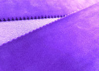 Stretchy 92% Polyester Super Soft Velvet Fabric for Toys Home Textile Violet