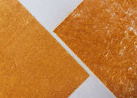 330GSM Micro Velvet Fabric / Velvet Clothing Material Warp knitting Orange