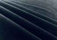 Dark Green Brushed Knit Fabric / 85% Polyester Warp Knitting Fabric 230GSM Stretchy