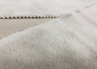 220GSM Warp Knitted Plush Fabric For Stuffed Animals Beige Comfortable