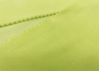 300GSM Plush Toy Fabric Stretchy / 92 Polyester 8 Spandex Warp Knitting Light Yellow