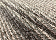 100% Cationic Polyester Brushed Fabric Jacquard Patterned 160cm 210GSM