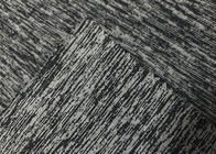 180GSM Stretchy 92% Polyester Warp Weft Knitting Fabric For Yoga Wear Heather Grey