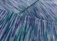 240GSM 92 Percent Polyester 8 Percent Spandex Weft Knitting Blue Green