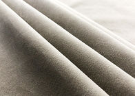 260GSM Soft Recycled Micro Polyester Fabric / Khaki 100 Polyester Material