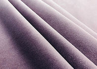 240GSM Micro Velvet Fabric / 100 Percent Polyester Lavender Velvet Fabric