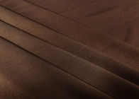 200GSM 85% Polyester Knitting Fabric Elasticity For Underwear Elegant Brown