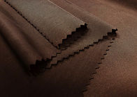 200GSM 85% Polyester Knitting Fabric Elasticity For Underwear Elegant Brown