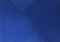 205GSM Brushed Knit Fabric / Super Soft Blue Polyester Fabric 160cm Width
