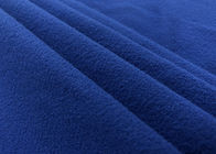 205GSM Brushed Knit Fabric / Super Soft Blue Polyester Fabric 160cm Width