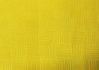 210GSM Soft 100% Polyester Embossed Micro Velvet Fabric For Home Textile - Yellow