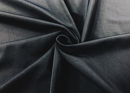 200GSM 85% Polyester Knitting Fabric Stretchy For Bathing Suit Black Color