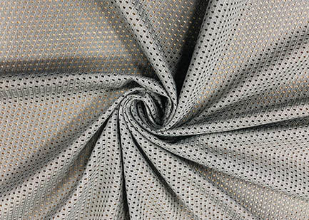120GSM Breathable Polyester Mesh Fabric For Gym Bag Office Chair Grey Color