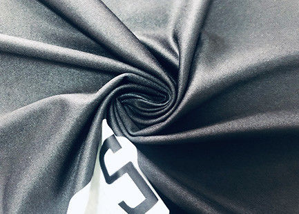 140GSM Stretchy 92% Polyester Printed Fabric For Sports Leggings Black Factory