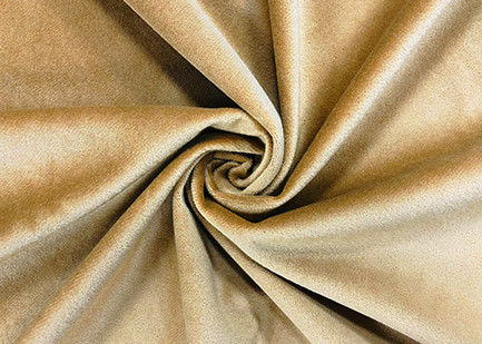 240GSM Soft Olive Yellow Velvet Material 100% Polyester for Home Textile