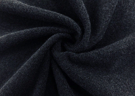 280GSM Brushed Knit Fabric 100% Nylon Knitting for Toys Accessories Black
